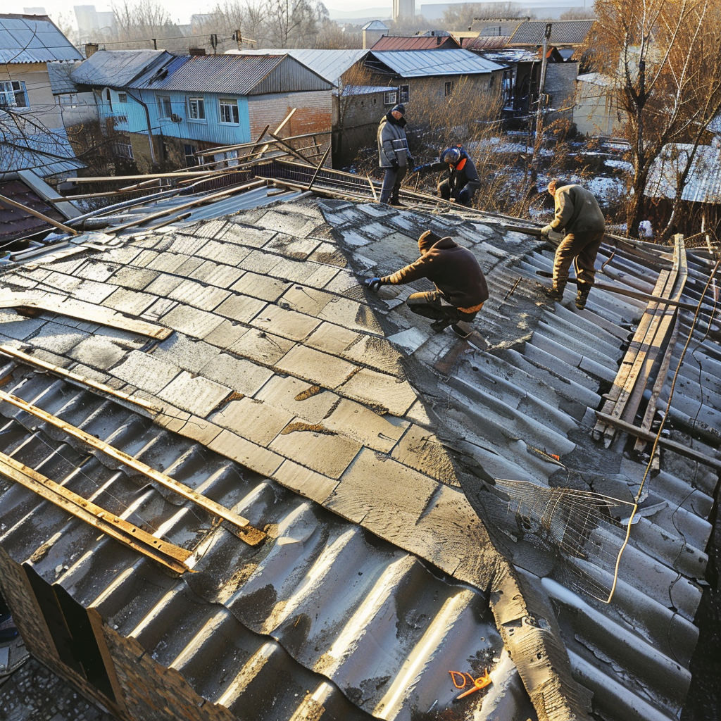 строительство кровли частного дома из бетона