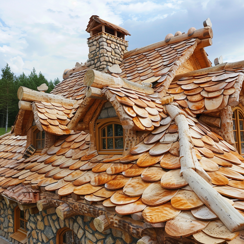 кровля дома из пенополистирола