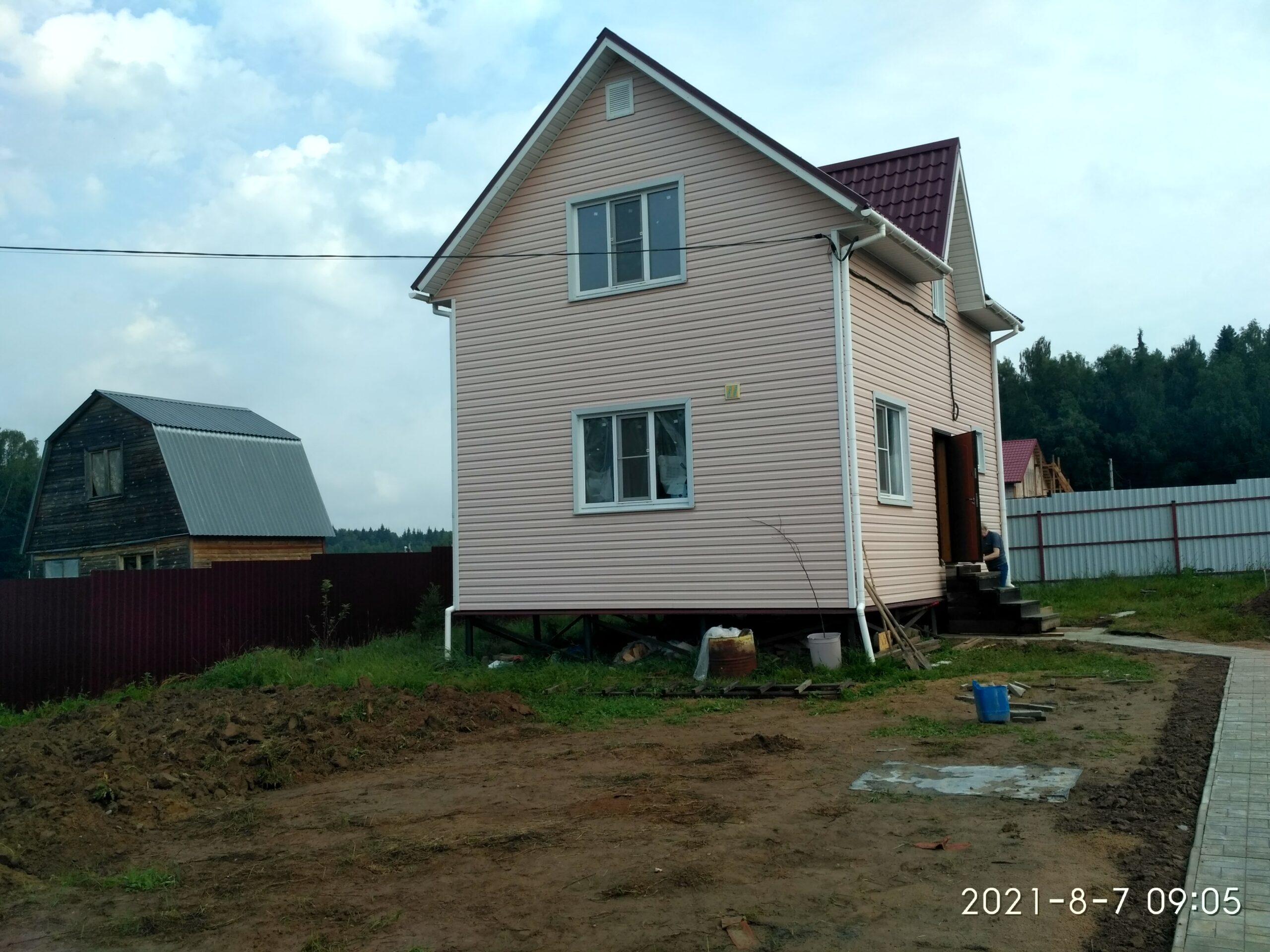 каркасный деревянный дом