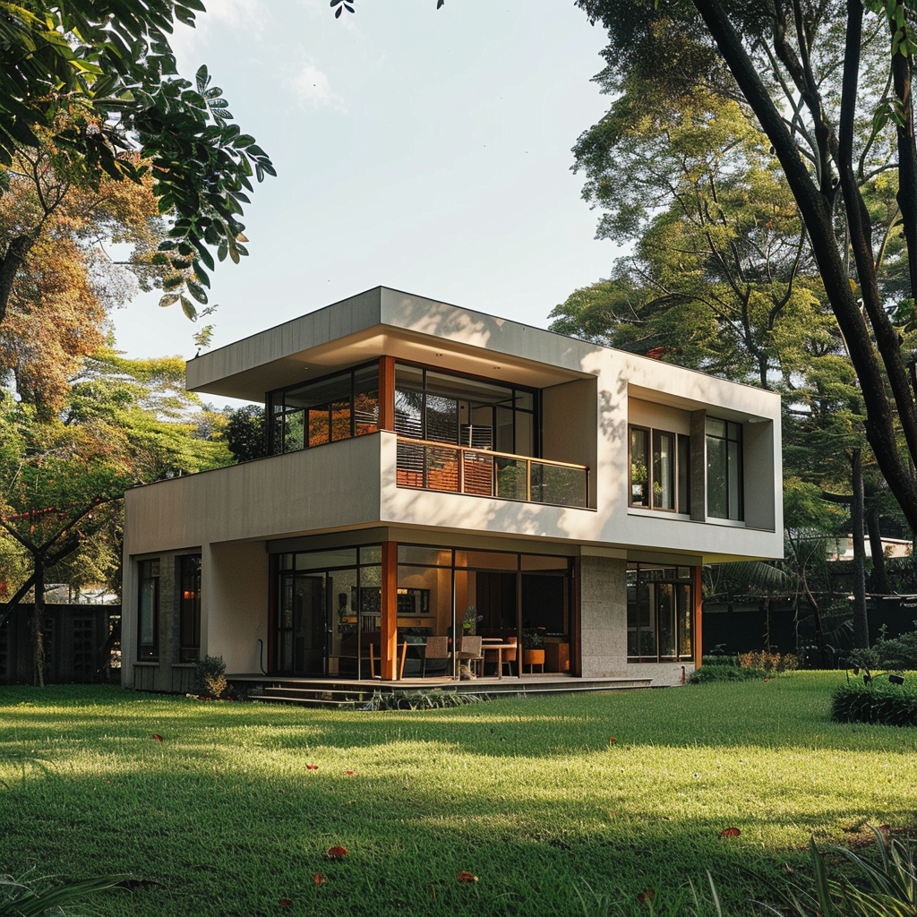 Энергоэффективность частных домов: форма здания - куб