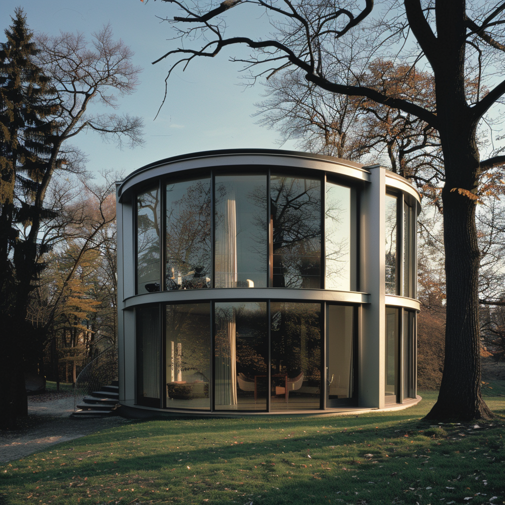 Энергоэффективность частных домов: форма здания - цилиндр