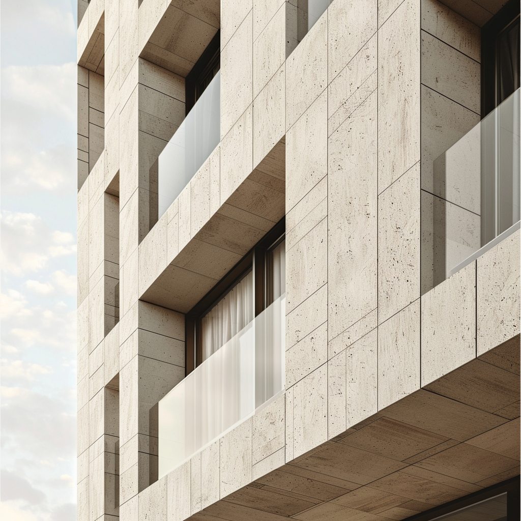 НФС с облицовкой керамогранитом