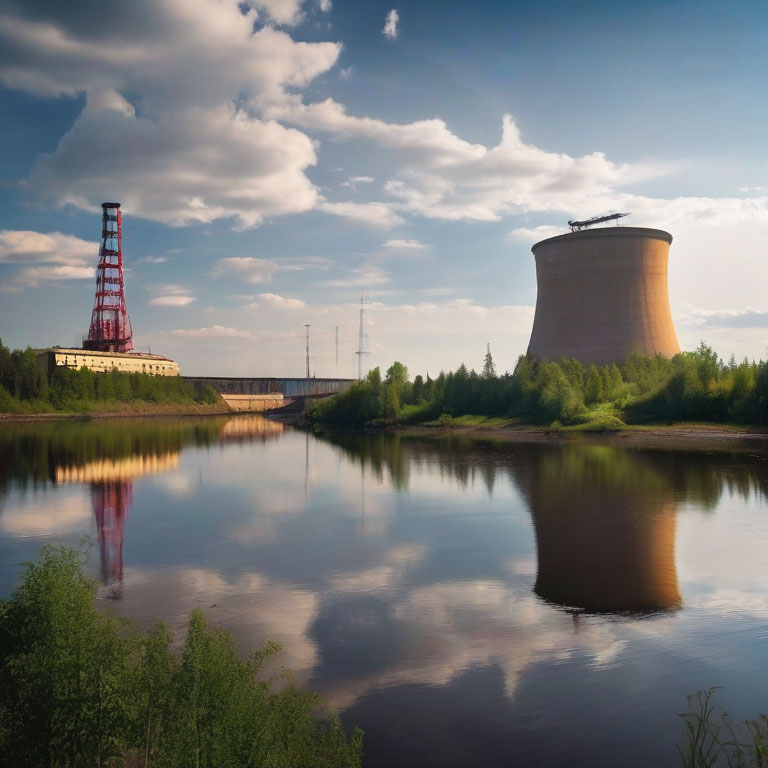 красивый вид на Петрозаводскую ГЭС