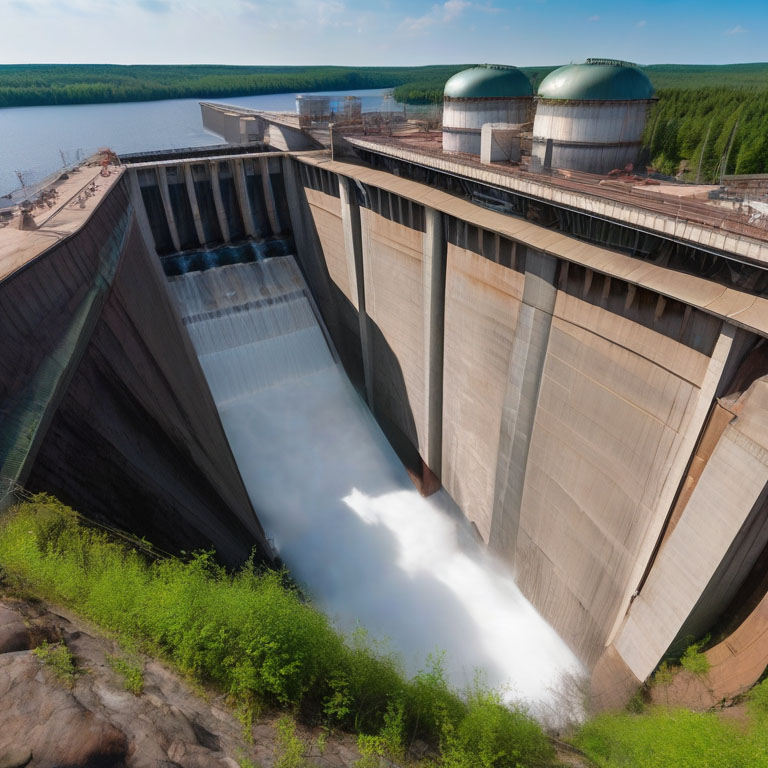 плотина Петрозаводской ГЭС