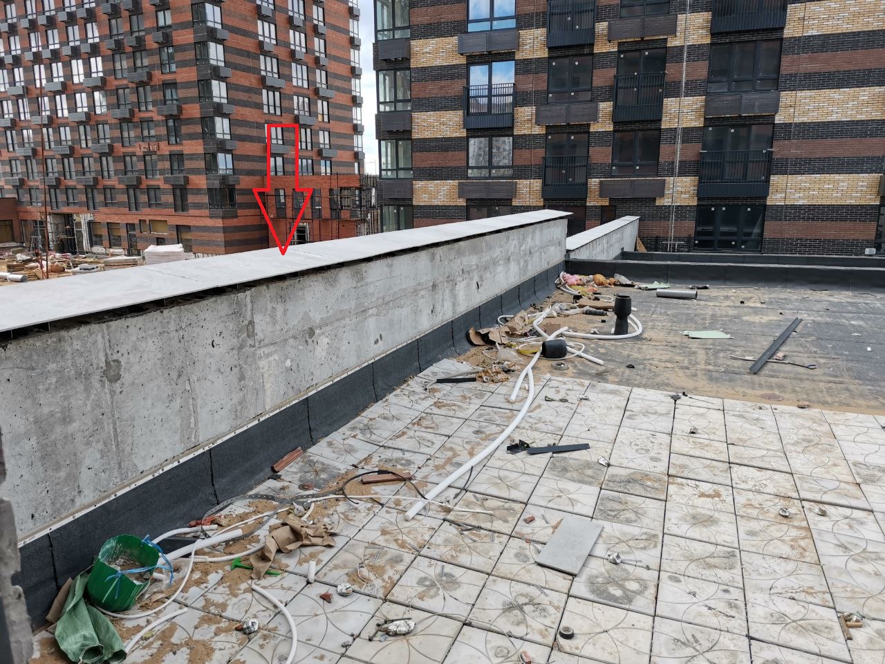 Ошибки утепления парапетов.Неправильный монтаж парапета