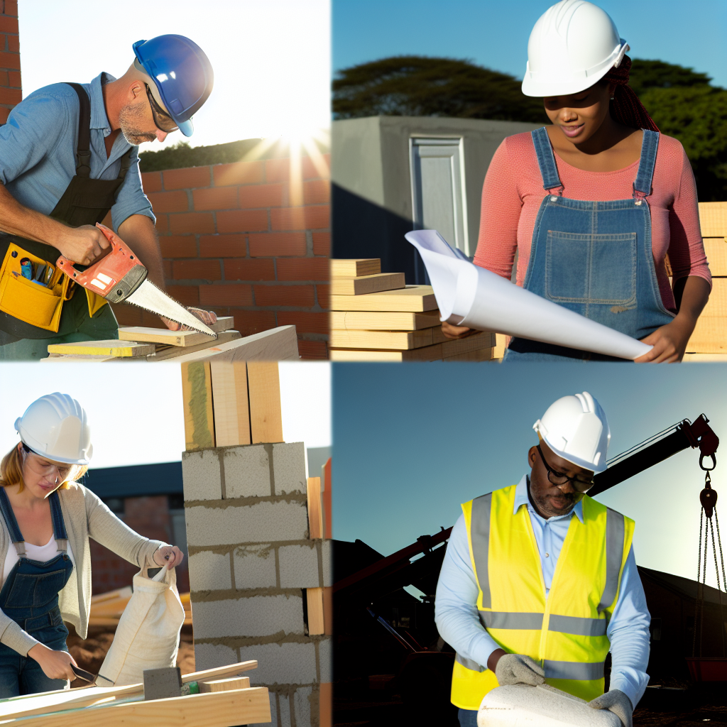 • Фотография бригады строителей: Бригада строителей возводит частный дом. Как выбрать компанию застройщика.