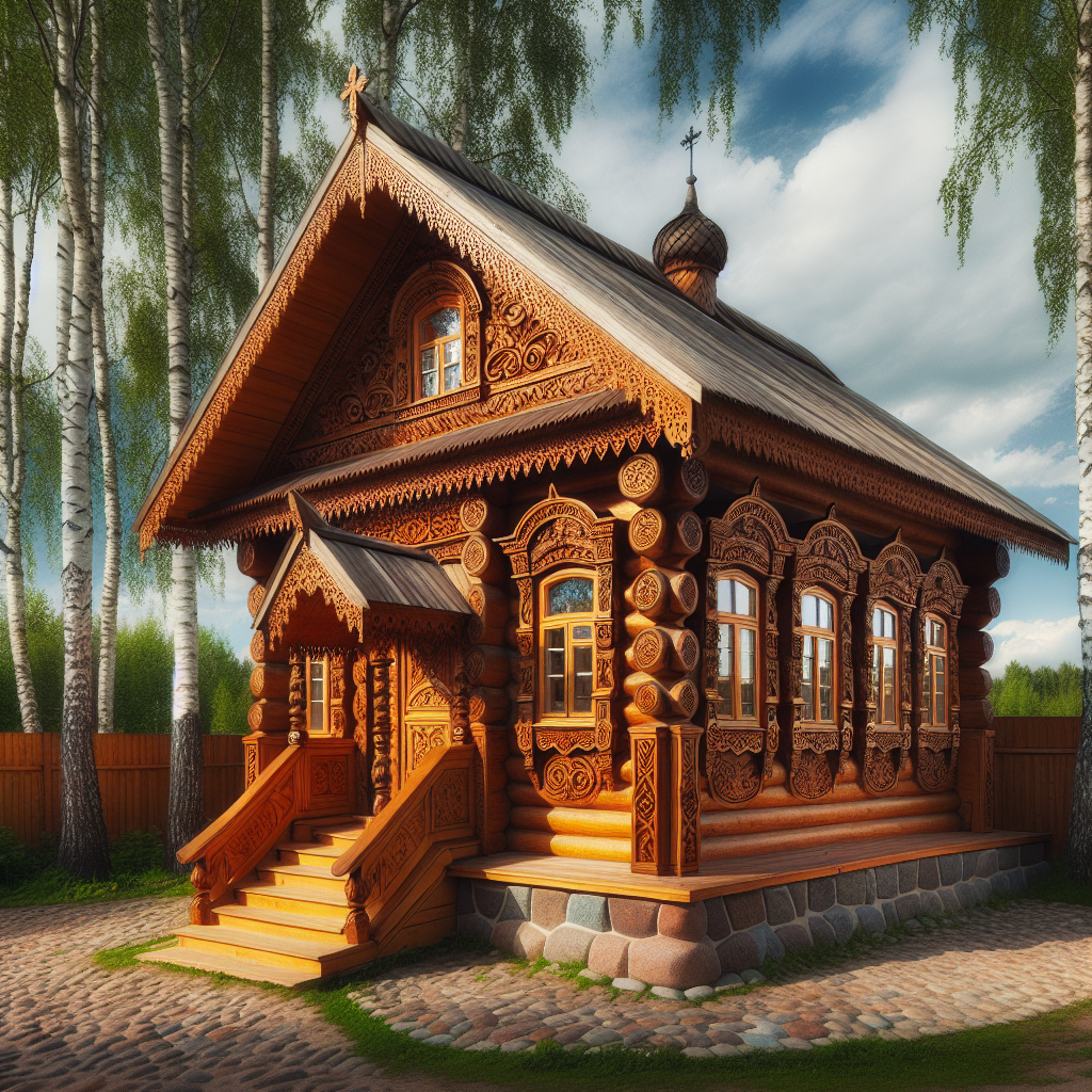 архитектурный стиль - русская изба