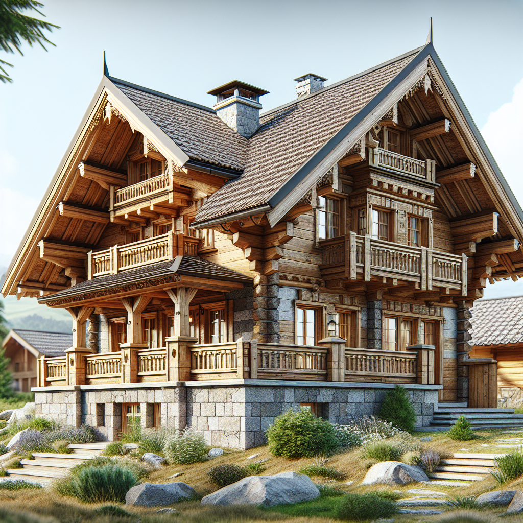 архитектурные стили частных домов: шале