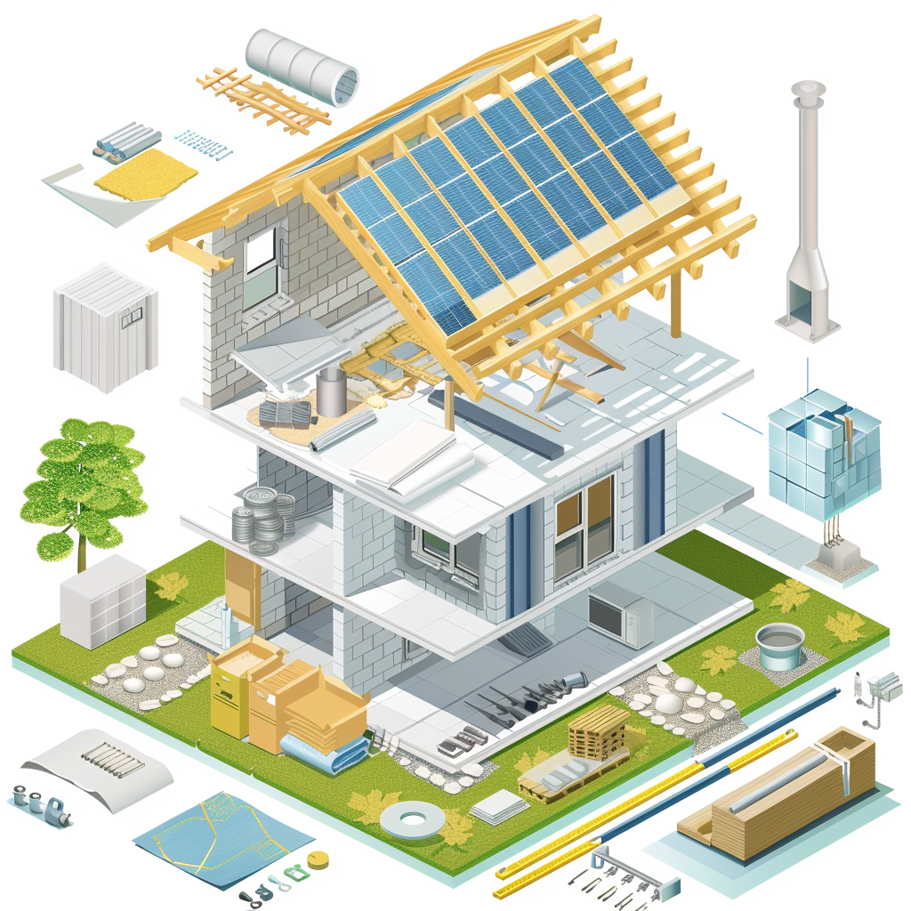Термическое поведение зданий: влияние разных утеплителей