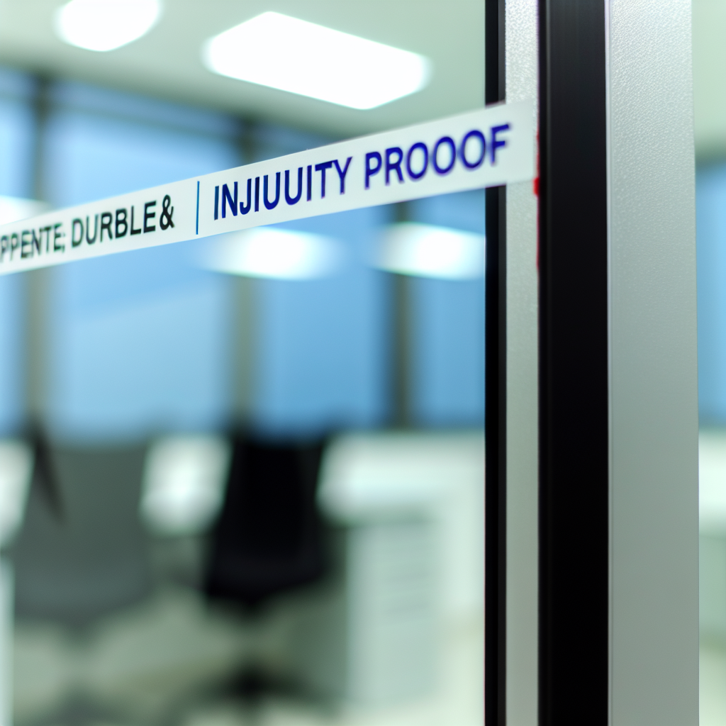 Безопасное стекло: фотография стекла с защитной пленкой - Стекло с защитной пленкой для перегородок